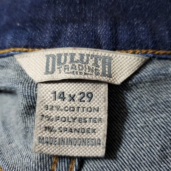 Duluth Trading Co Womens Jeans Bootcut Dark Wash Size 14 x 29 - Picture 6 of 6